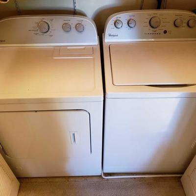 501: Whirlpool Washer and Gas Dryer
Dryer Model WGD4815EW0 and washer model WTW4816FW1501

