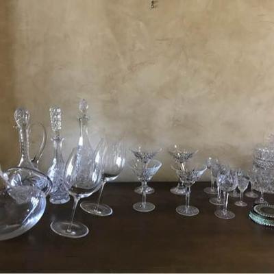 Crystal and Glassware Decanters