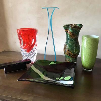 Eclectic Glass Pieces