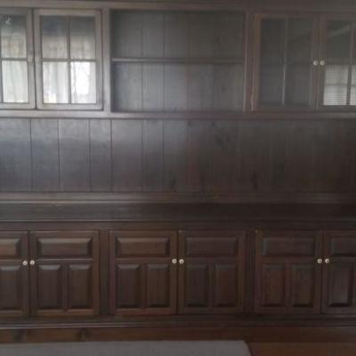 Very Large breakfront solid wood L 106