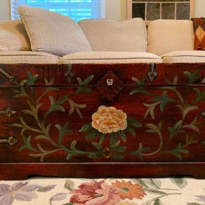 Hand Painted Trunk 