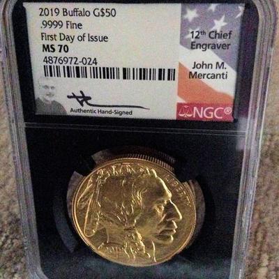 KFC030 Gold 2019 Buffalo Coin