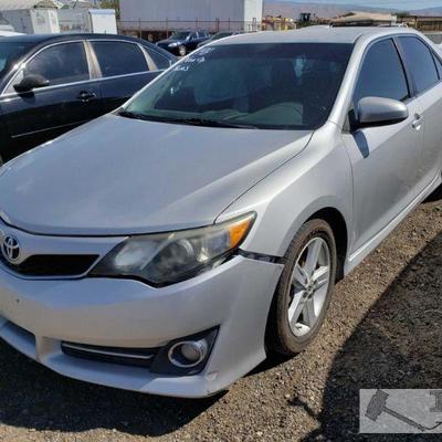 198: 2012 Toyota Camry, Silver
Cold AC, power windows, mirrors and locks, cruise control Year: 2012
Make: Toyota
Model: Camry
Vehicle...