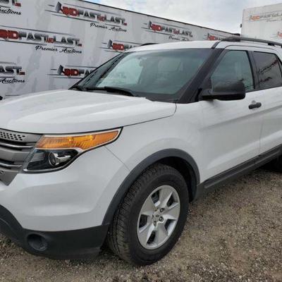 2013 Ford Explorer, White
Current Smog, 4WD, cold AC, Rear Climate controls, third row seating, power windows, power mirrors, hill...