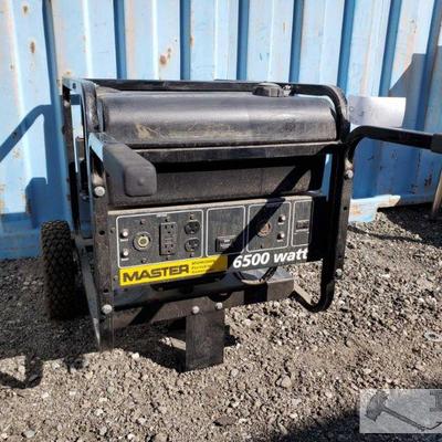 Master MGH6500IE Portable Generator
Generator is listed as not operable