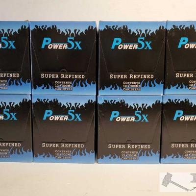 60 Cans of Power5X Super Refined Butane Gas Canisters
Eight Boxes of Power5X Super Refined Butane Gas Canisters. Twelve Canisters in each...