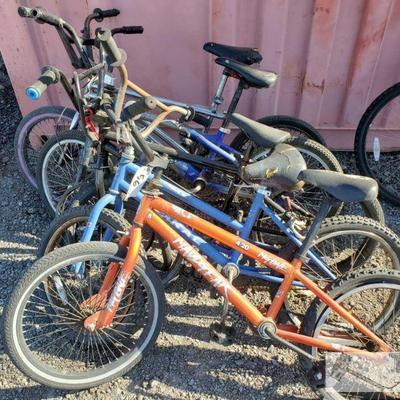 56-Five BMX Bikes
Five BMX Bikes
