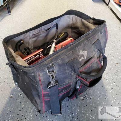 Husky Carpenters Bag Full of Hand Tools
Tool brands include DeWalt, Craftsman and more