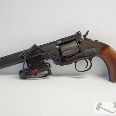 Bear River Schofield No. 3 Revolver w/ Gamo Laser
.177cal Full metal airgun pistol w/ Gamo Laser 
OS19-009315.1