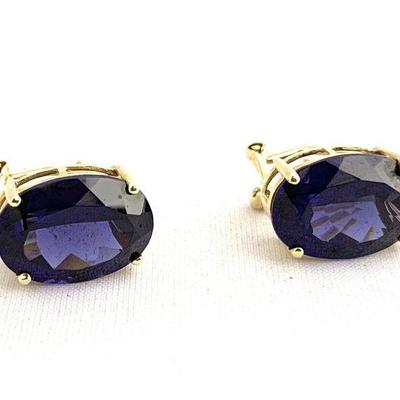 Lolite or Amethyst and 14K YG