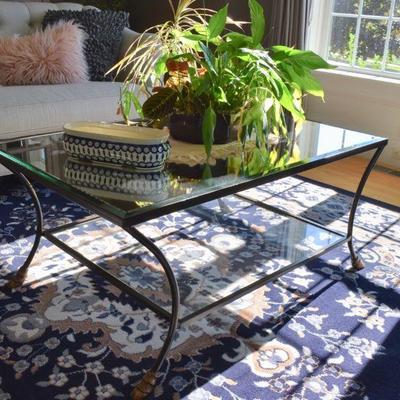 Mirrored top coffee table