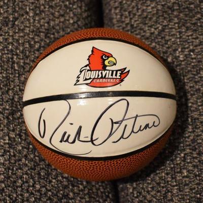 Autographed Rick Pitino basketball