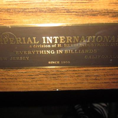 Imperial International Pool Table