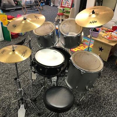 Complete Drum Kit with TAMA snare and Zildjan cymbals