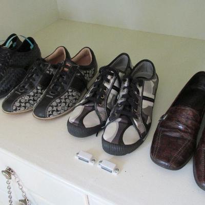 Coach and Nike Air designer shoes