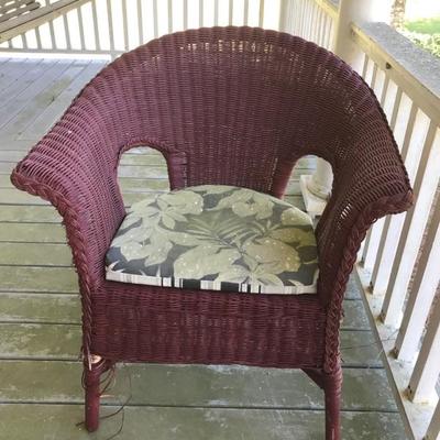Wicker chair $10
2 available