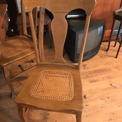 Side chairs $22 each
2 available with good cane
1 available with broken cane seat