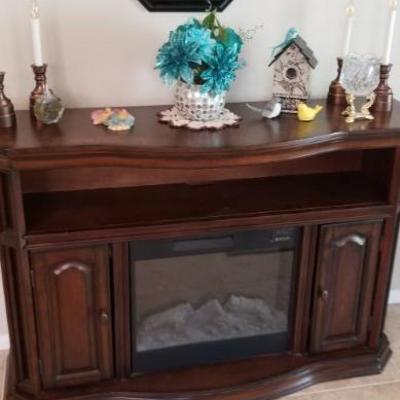 Electric fireplace $225