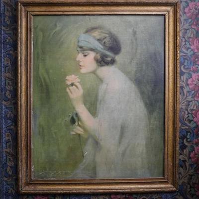 Antique style oil painting
