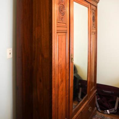 antique art deco armoire
