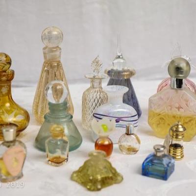 antique and vintage perfume bottles
