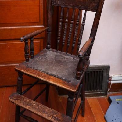 Antique Children Training  High Chair