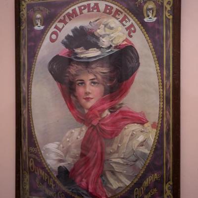 Vintage Olympia Beer poster