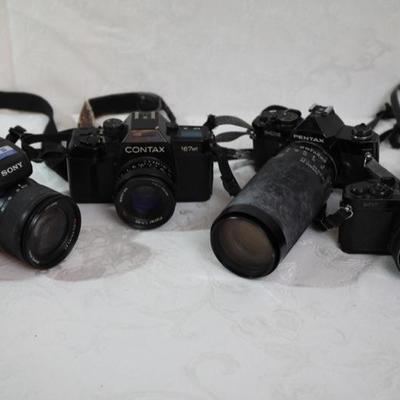Pentax and Contax cameras