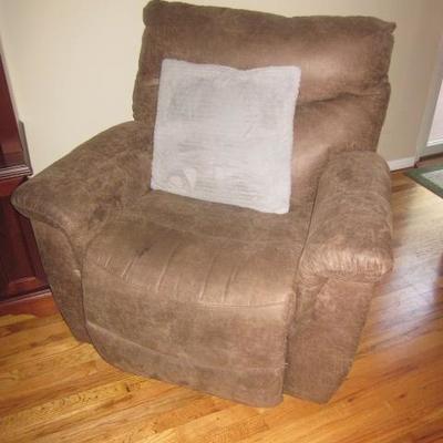 Ultra Suede Lounge Chair 