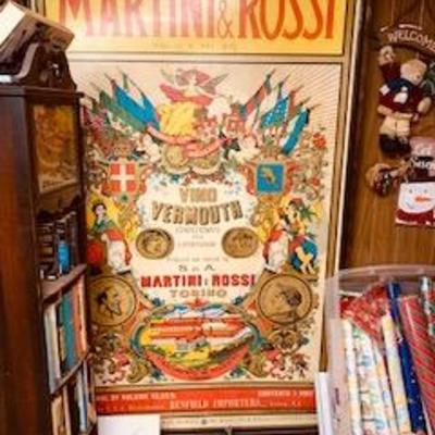 Vintage Martini & Rossi Large Print 