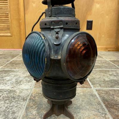 Antique Armspear Railroad Switch Lamp Oil Lantern