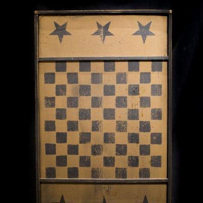 Folk Art Chess Board  