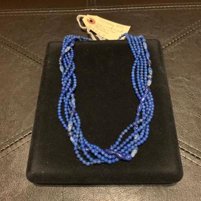 Lapis Lazuli & Sterling Silver Necklace