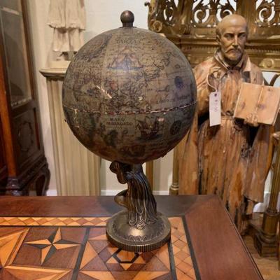 Antique Desk World Globe