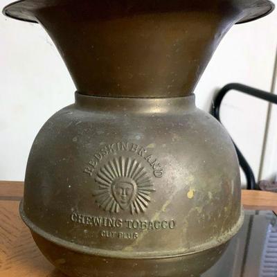 Redskin Brand Tobacco Spitoon