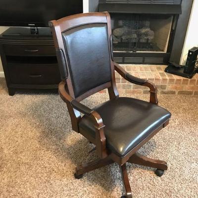 Leather Desk Chair  