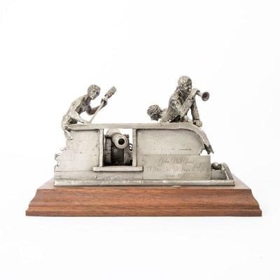 Wallace Petwer John Paul Jones "I Have Not Begun to Fight" Sculpture by Robert Sullivan