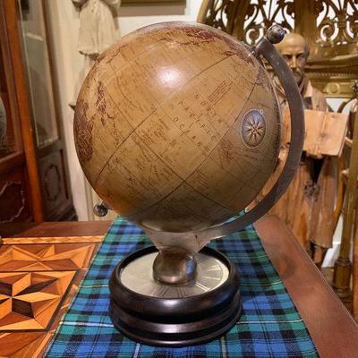Vintage Columbus Globe with Nichol Dial  