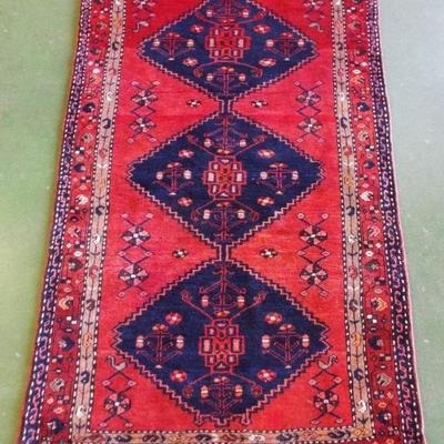 Handmade Wool Zanjon Rug 3'7x6'2
