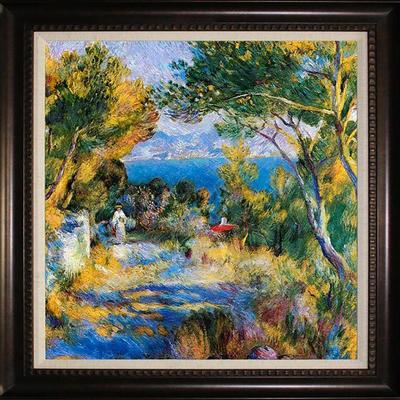 Impressive Pierre Renoir L'Estaque Limited Edition Hand Embellished Giclee  