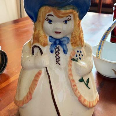 Vintage Little Bo Peep Ceramic Pitcher