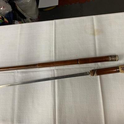 Sword cane