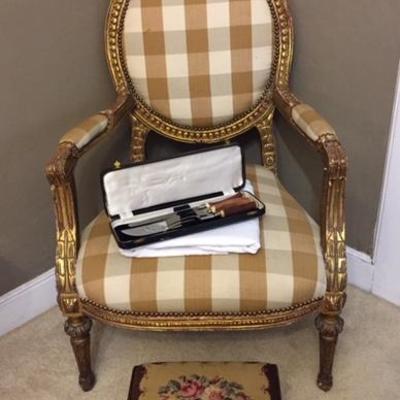 Gilded Arm Chair