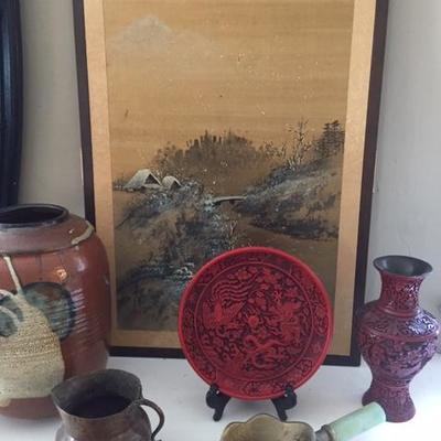 Cinnabar and Other Asian Artifacts
