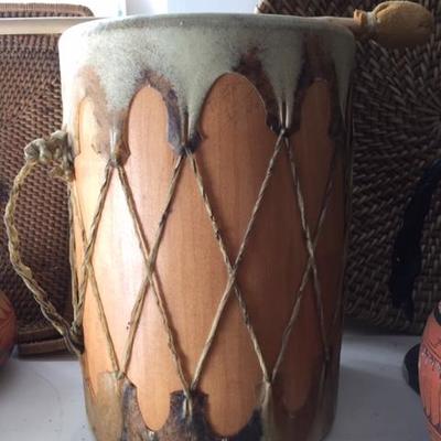 Native American Hand Crafted Drum