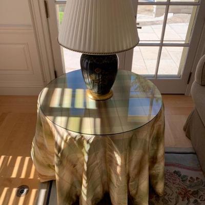 Skirted Accent Table