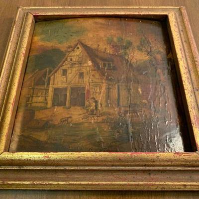Oil on Board, 19th C 
