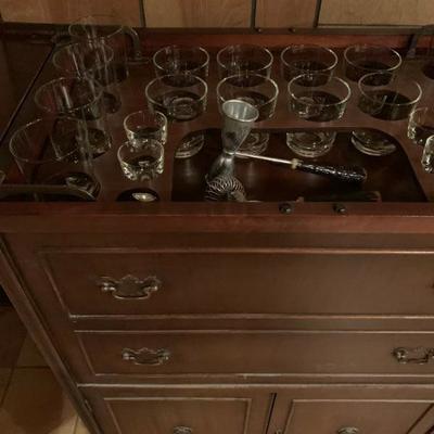 Hidden Bar Cabinet 