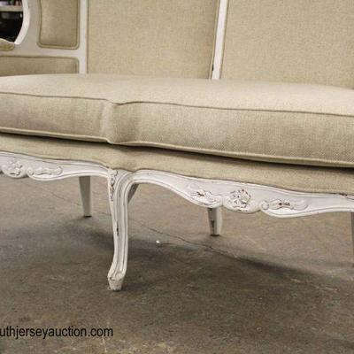 Double Porter Country French Style Upholstered Hooded Bench

Auction Estimate $300-$600 â€“ Located Inside