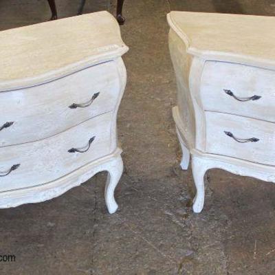 PAIR of 2 Drawer French Style Bedside Stands

Auction Estimate $100-$200 â€“ Located Inside